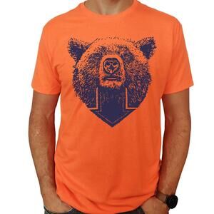 Bear Down Hand-Drawn Hand Printed T-Shirt
